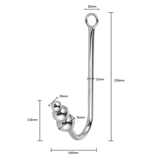Anal Elegant 5334 Collar with Cuffs Hook Beaded and 0723